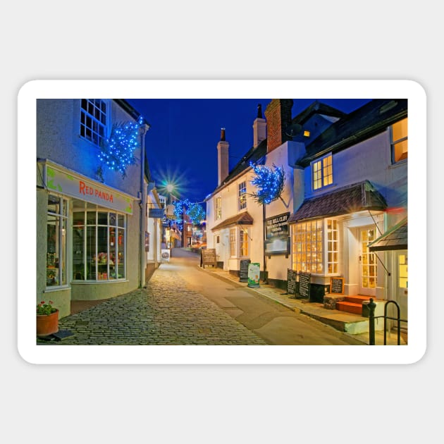 Lyme Regis Christmas Illuminations Sticker by galpinimages